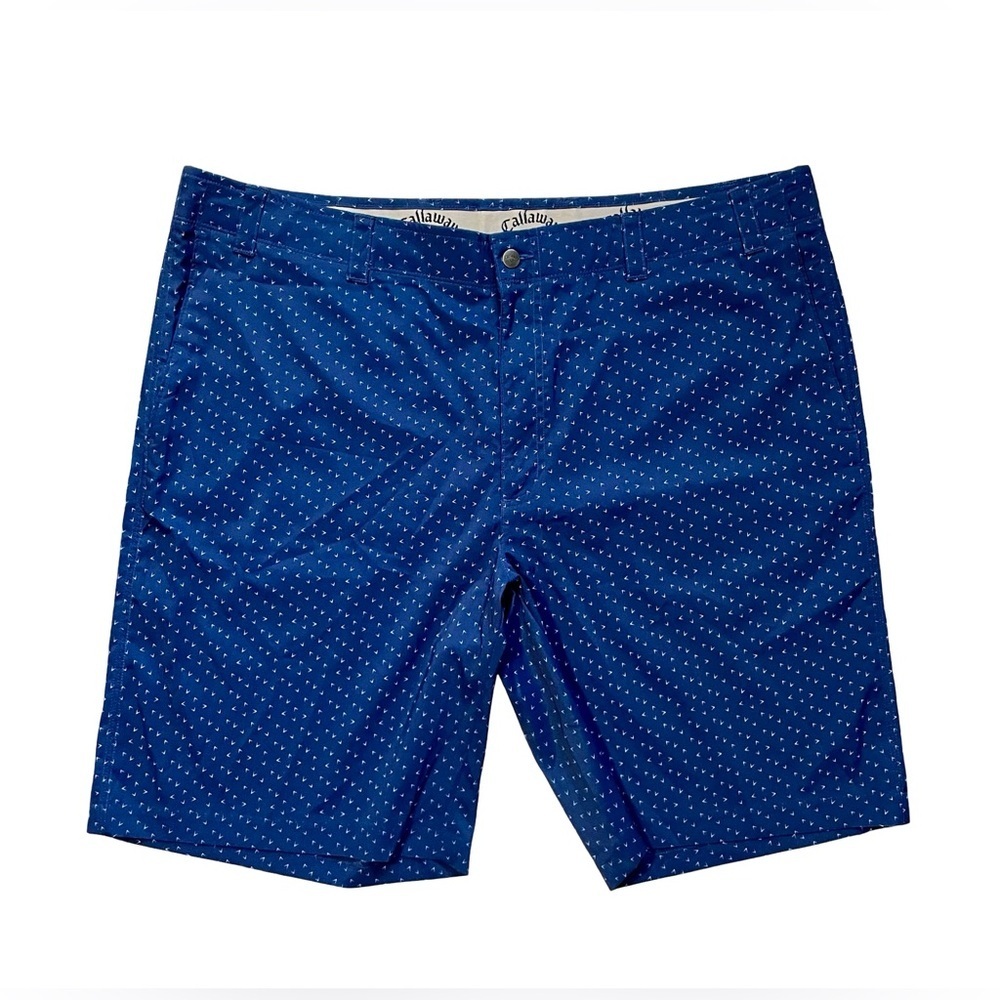 Callaway Swing Tech Printed Golf Shorts Navy Anchor Print Men’s Size 42